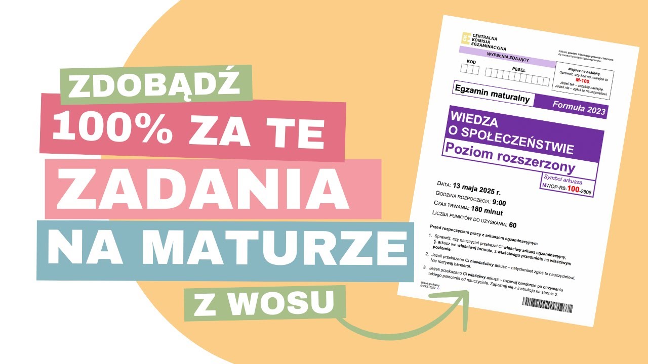 Jak rozwiązywać zadania maturalne ze społeczeństwa? | Matura z wiedzy o społeczeństwie