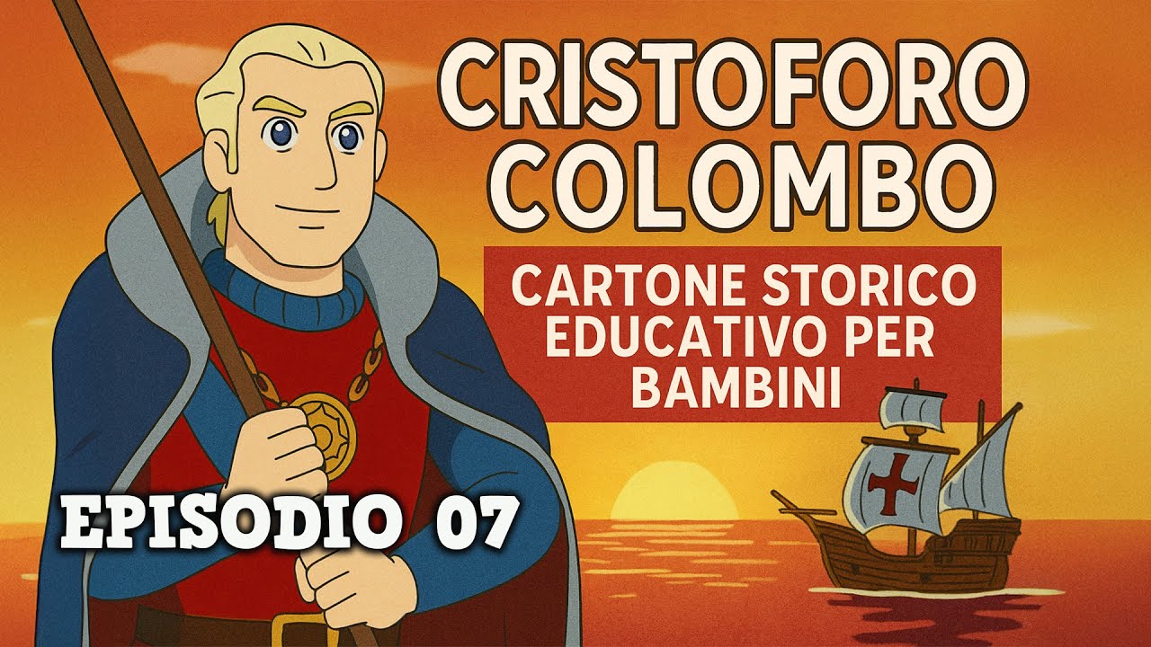 Cristoforo Colombo – Ep. 07 – Un felice incontro | Cartone storico educativo per bambini in italiano