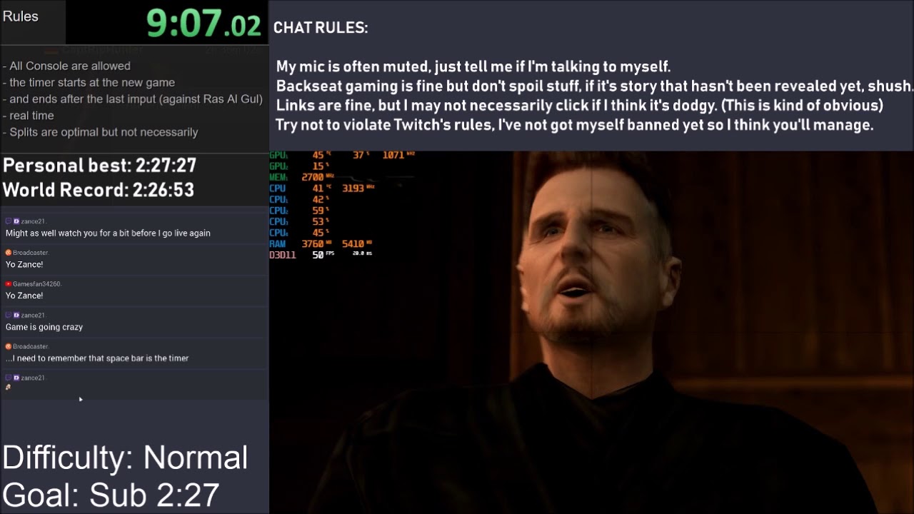Batman Begins - Normal Difficulty Speedrun (WR 2:24:49)