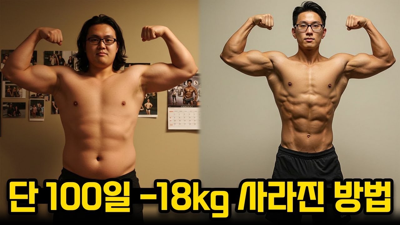 단 100일, 몸무게 -18kg 사라진 방법 공개합니다