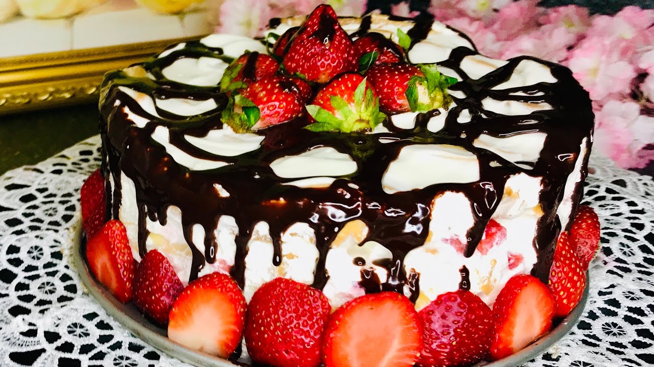Surprise Your Guests With This Creamy Strawberry Cake | Удивите Своих Гостей!Вкусный Клубничный Торт