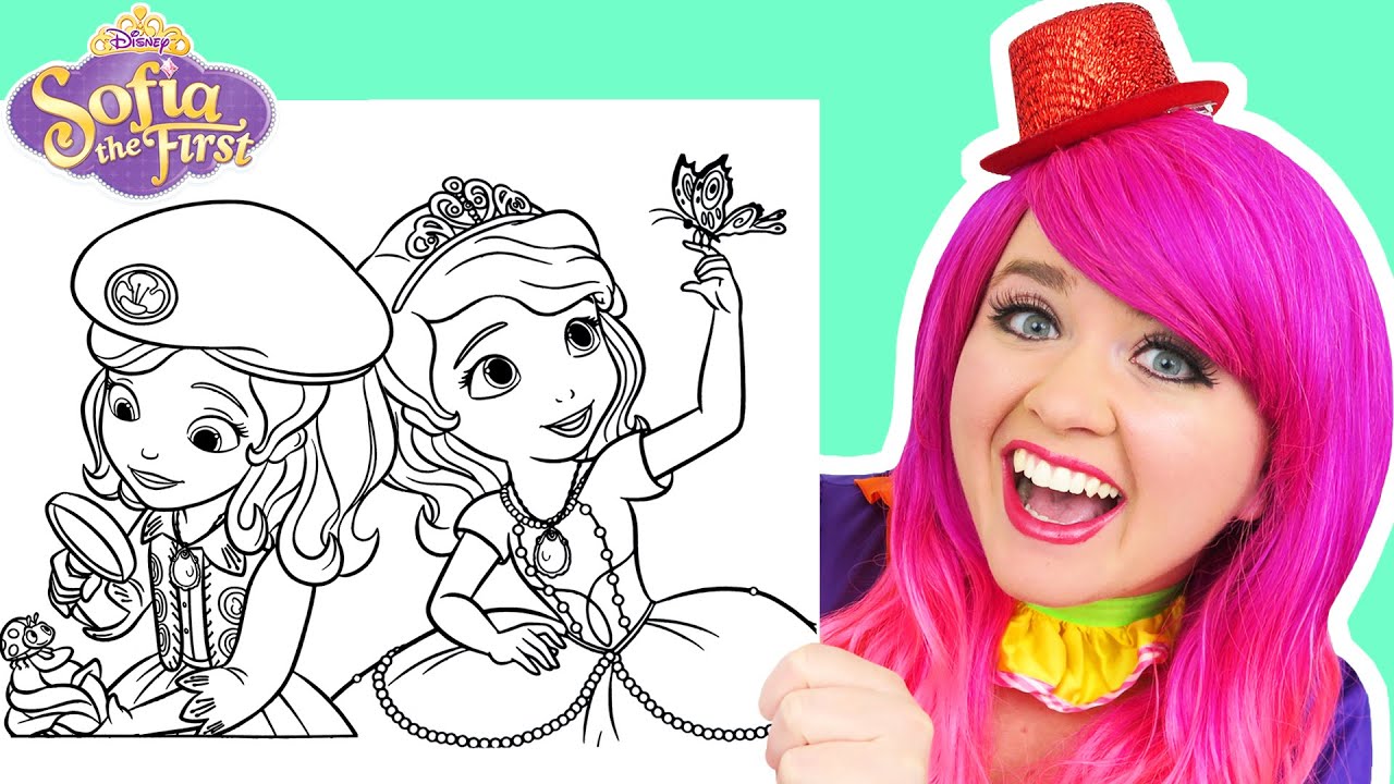 Coloring Sofia the First & Friends