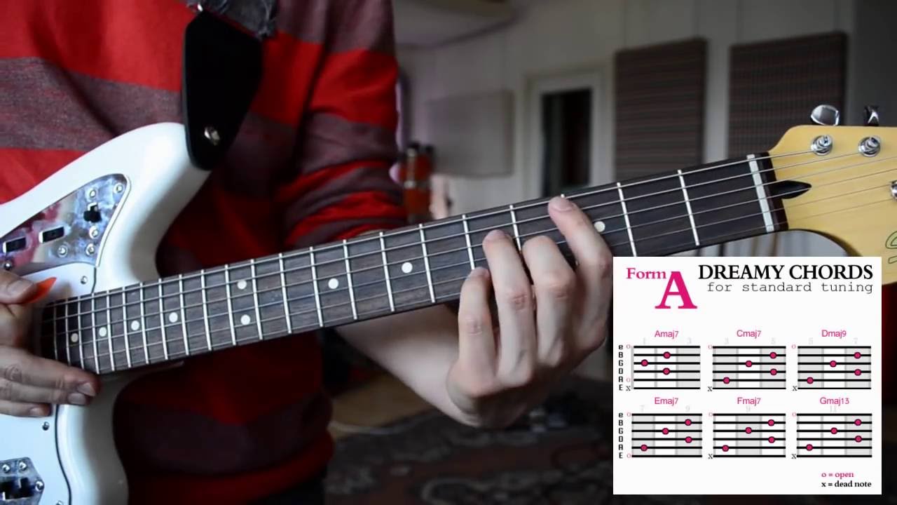 How to play EASY & DREAMY Guitar Chords #1 | SHOEGAZE, DREAMPOP, AMBIENT | Tutorial