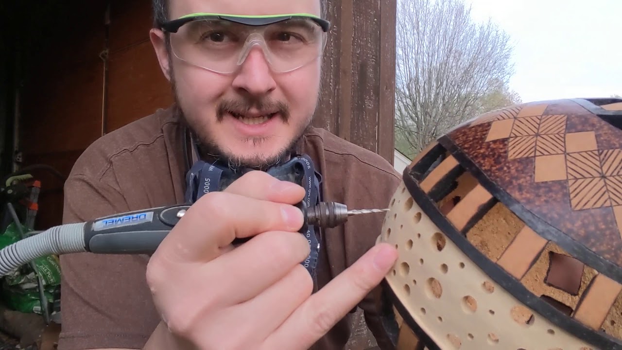Gourd Carving: Making Holes (Part 2)