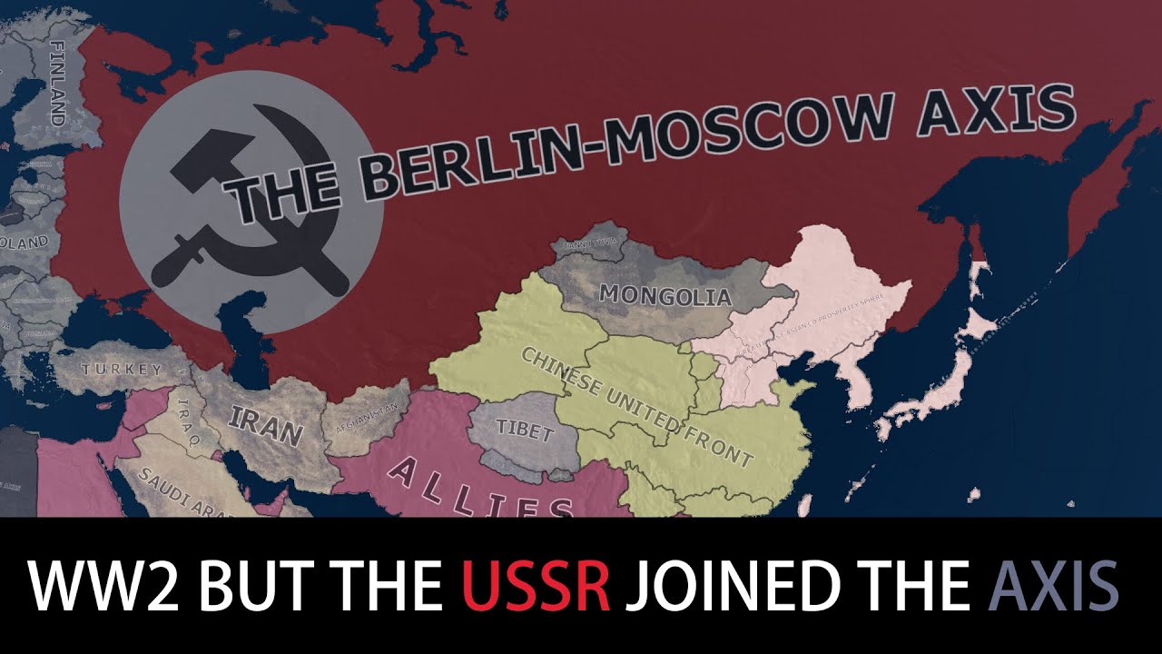 WW2 but the Soviet Union joined the Axis[Remake] | Hoi4 Timelapse