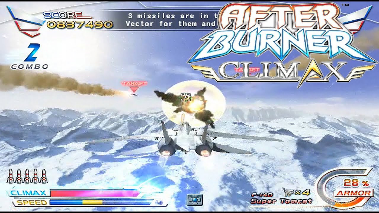 After Burner Climax Arcade - Full Game Playthrough(Ending A / Not MAME) / 애프터 버너 클라이맥스