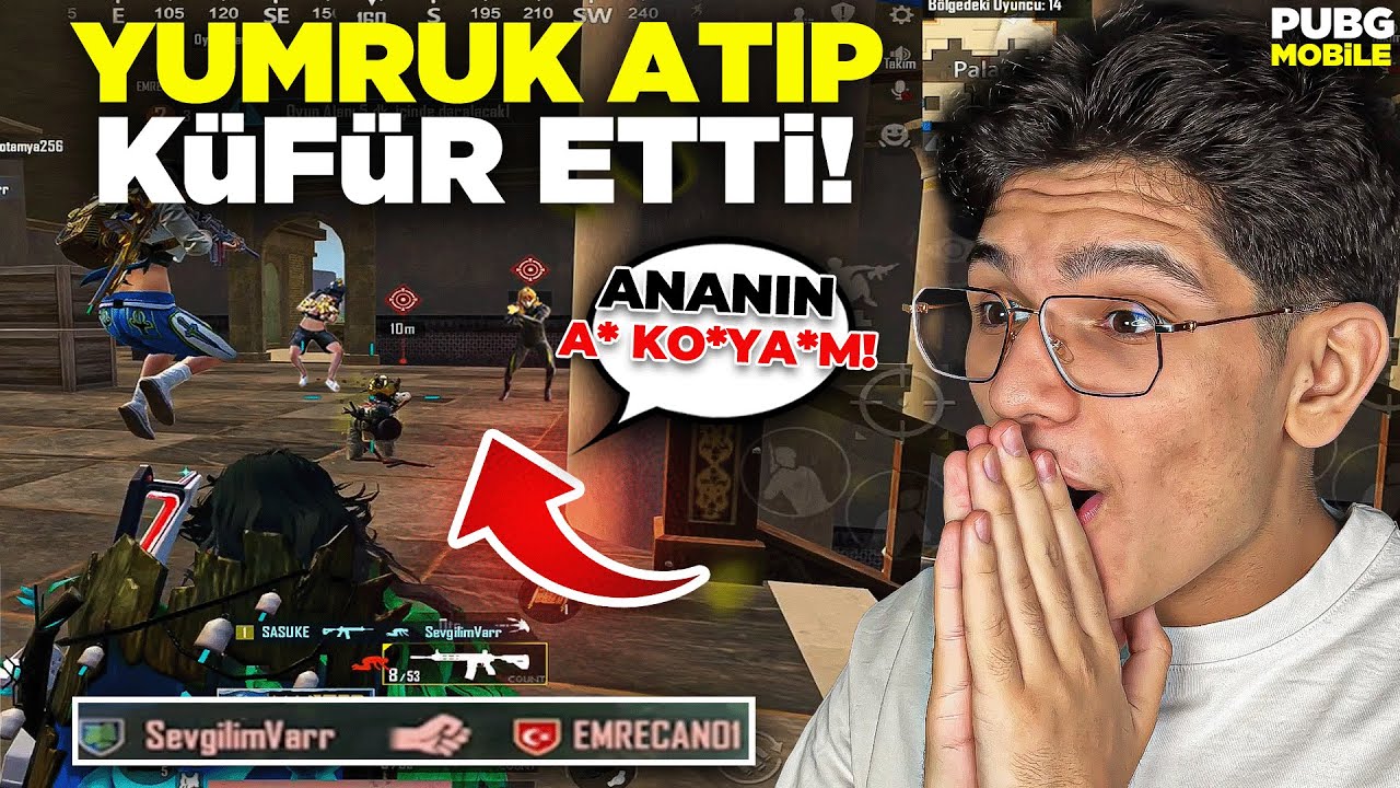 YUMRUK ATIP KÜFÜR ETTİ! İNTİKAM ALDIM! - PUBG MOBİLE