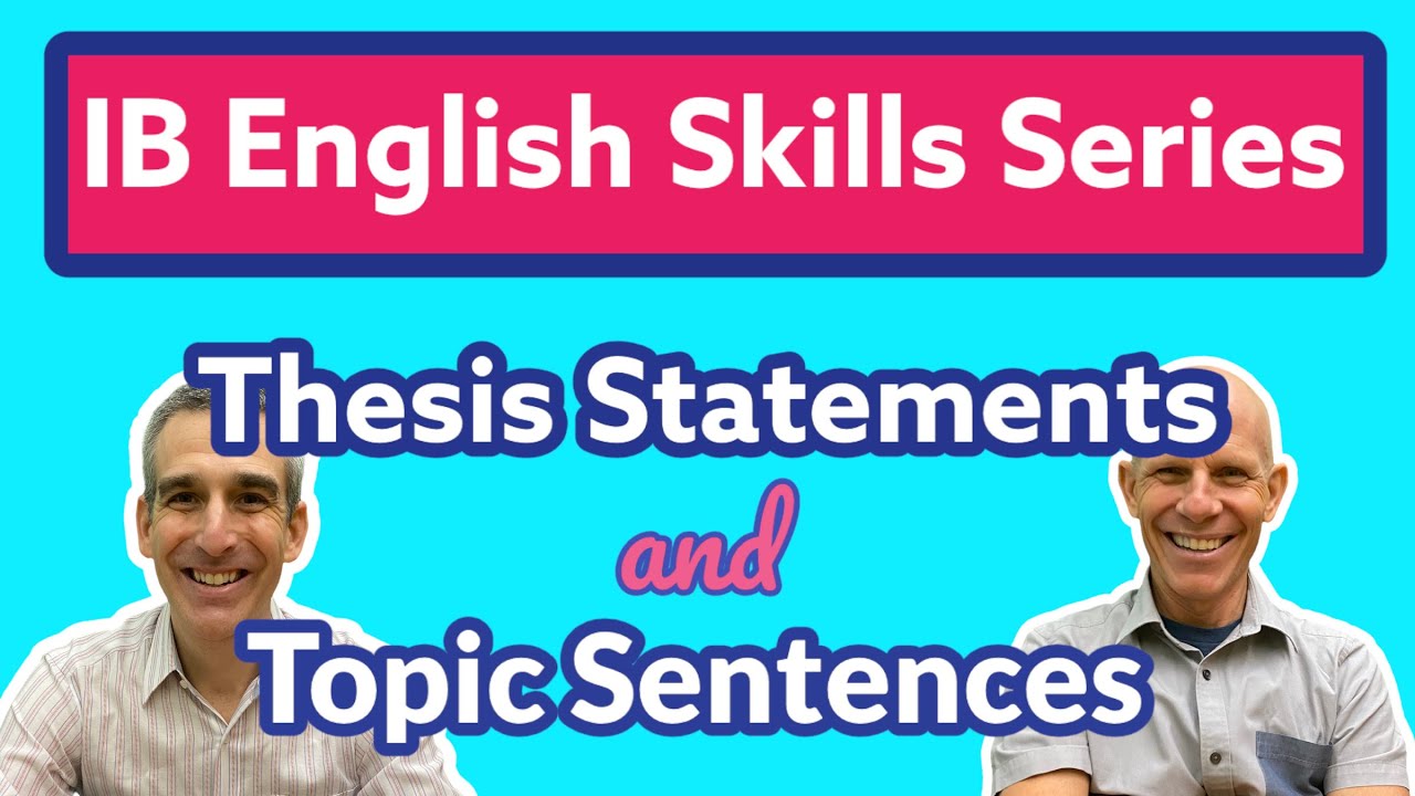 IB ENGLISH: Связывание тезисов и тематических предложений