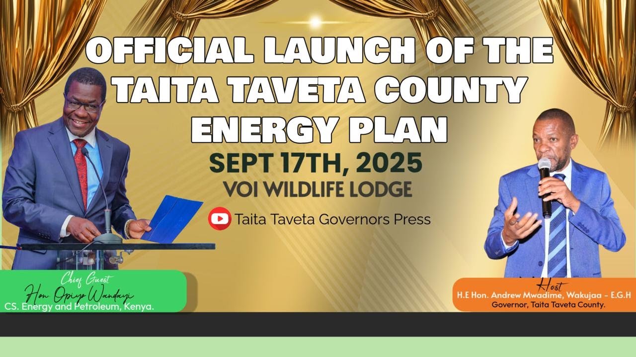 OFFICIAL LAUNCH OF TAITA TAVETA COUNTY PLAN.