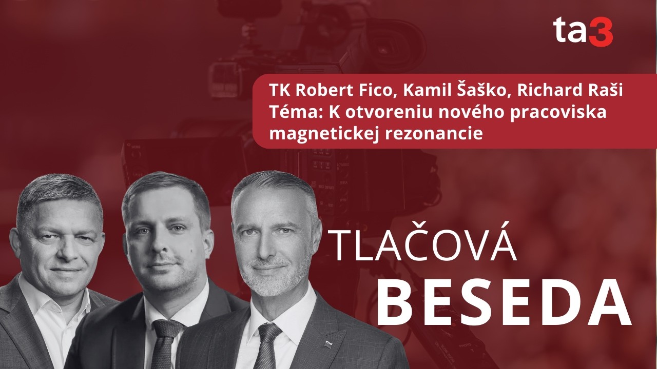 TK R. Fica, K. Šaška a R. Rašiho k otvoreniu nového pracoviska magnetickej rezonancie