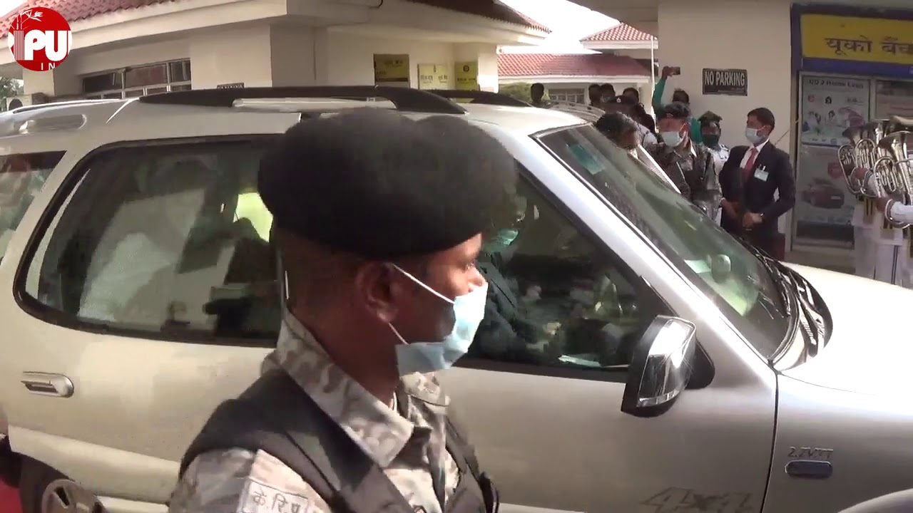 Chief Justice of India arrived in Tripura High Court.