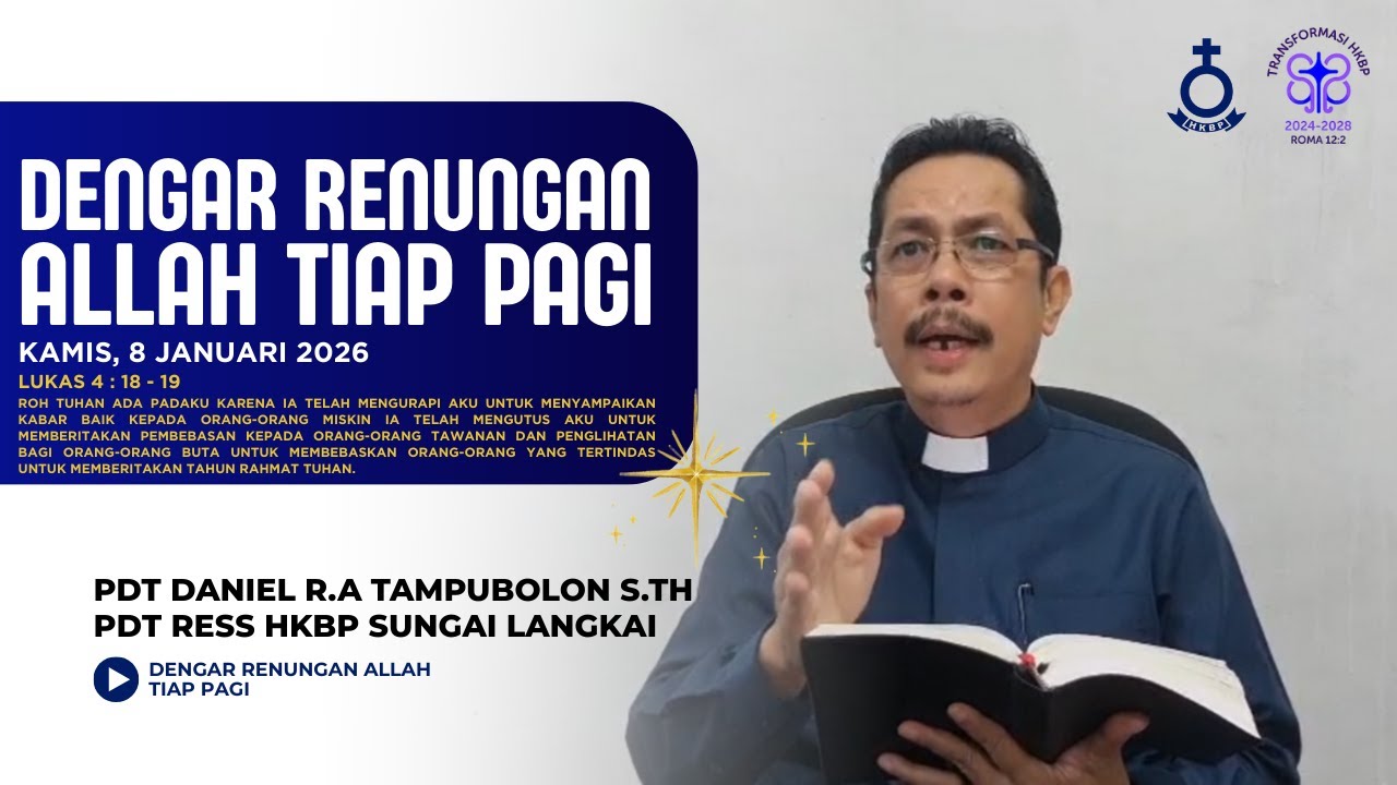 Dengar Renungan Allah Tiap Pagi | Kamis, 8 Januari 2026