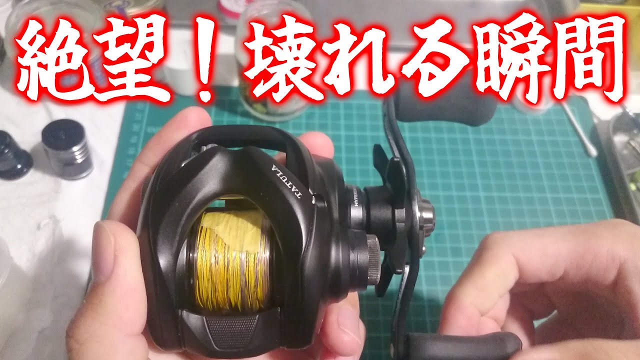 24タトゥーラTWをフルベアリング化&オーバーホールしたら壊れた【分解組立の手順/リールメンテナンス】