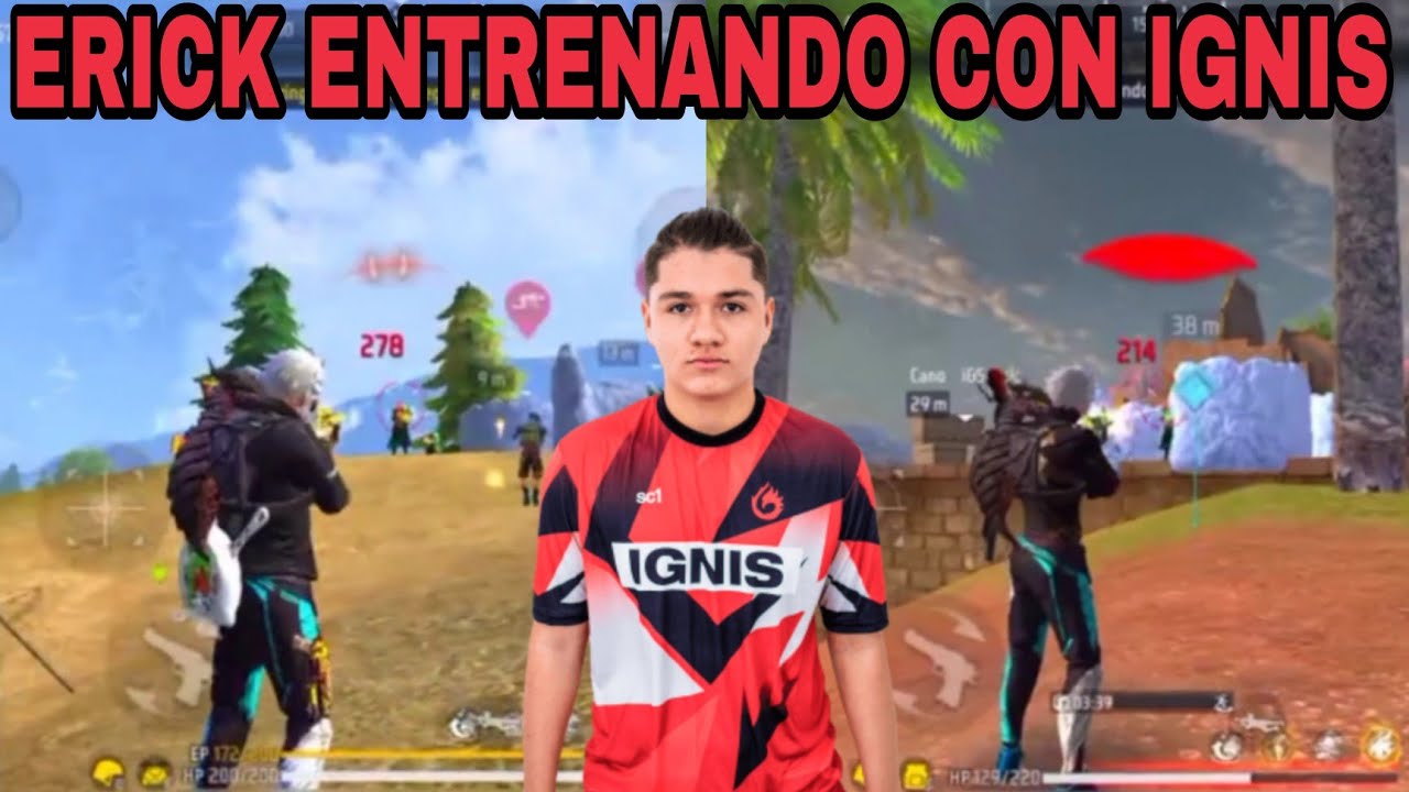 PERSPECTIVA DE ERICK TC ASI ENTRENA PARA LA FREE FIRE LEAGUE CON IGNIS