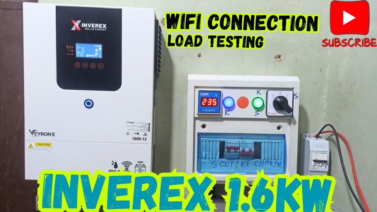 Inverex veryon II 1.6kw Installation with Zing lithium battery 12v 100A  jinko 585  in pak colony 