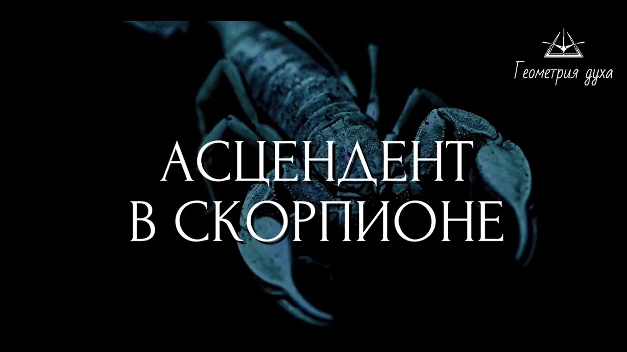 Асцендент в Скорпионе ｜ Роман Аксон