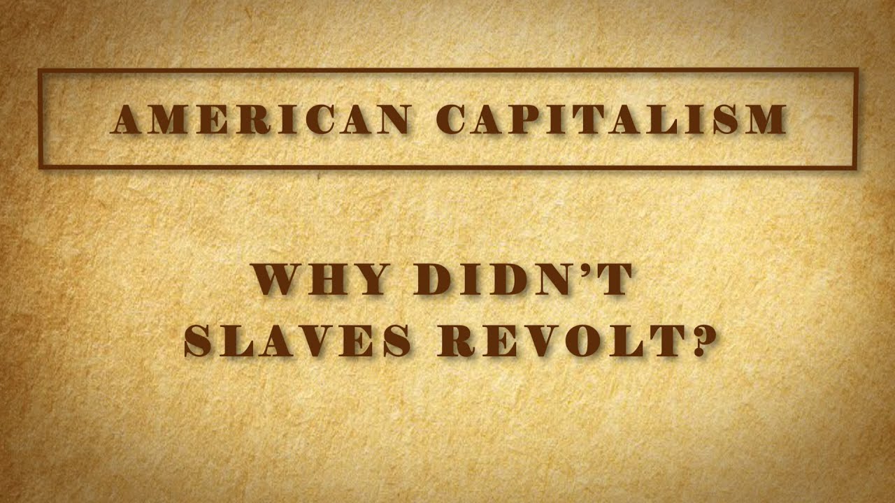 Why Didn't Slaves Revolt?