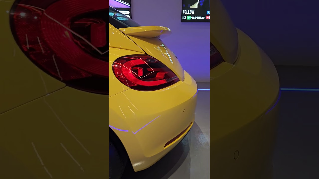 🤩Bumble Bee ✅️Only 1 owner from brand new ✅️Only 44k km ✅️Only Rm 56,000  ✅️Volkswagen Beetle