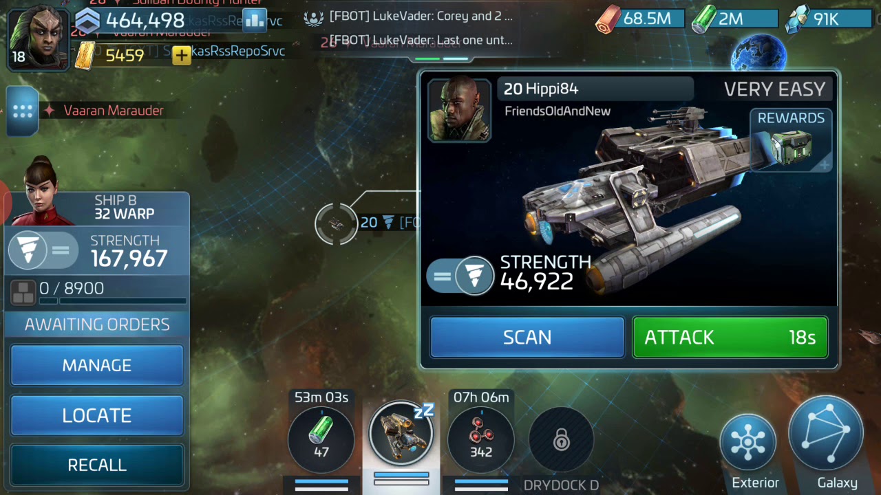 STFC loitering in Augment space