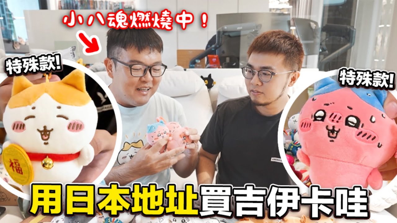 【用日本地址買吉伊卡哇！志銘的小八魂燃燒中！】志銘與狸貓