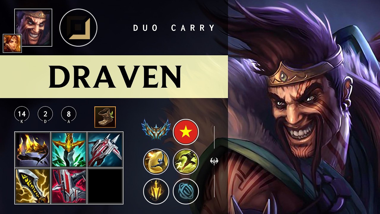 Draven ADC vs Nilah - VN Challenger Patch 26.05