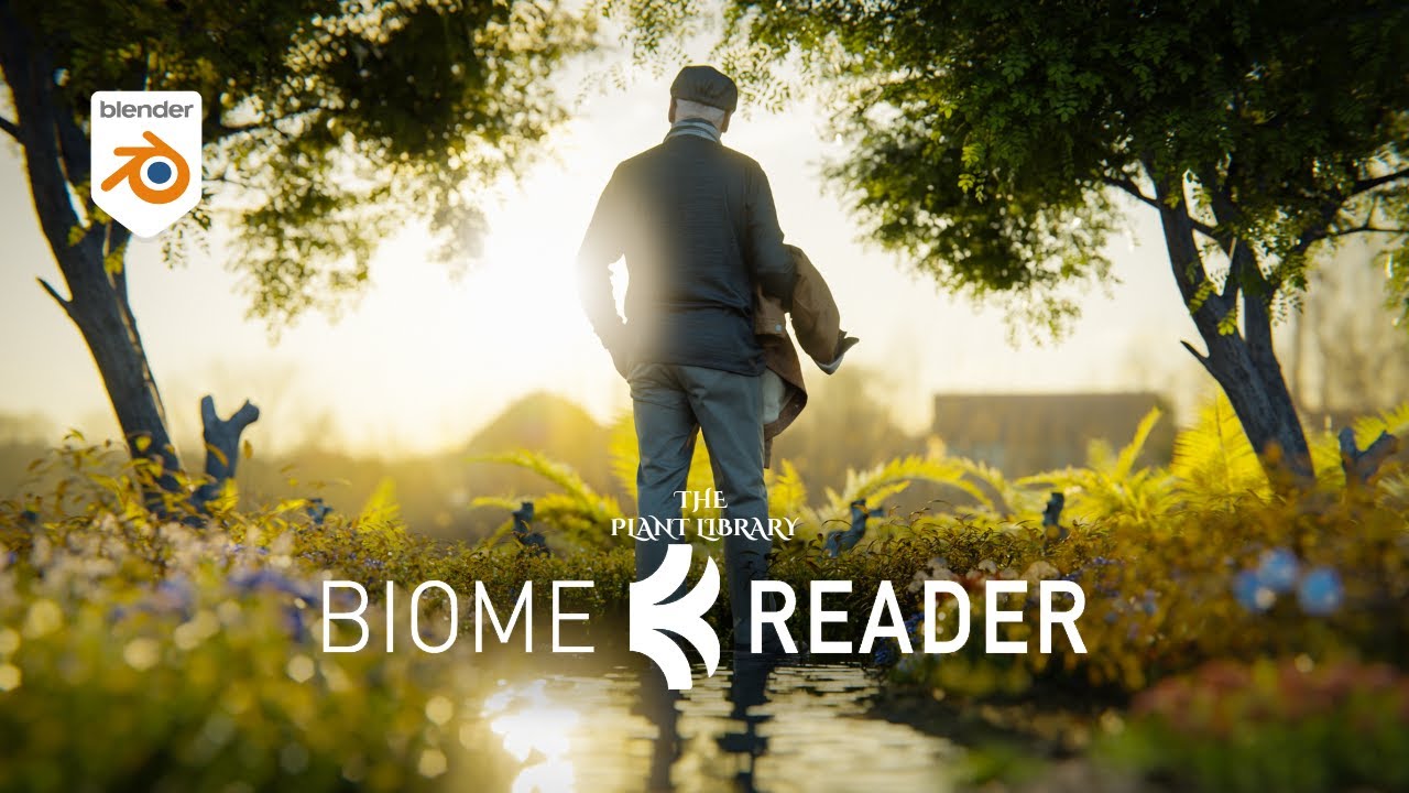 How to use Biome Reader in Blender | The Plant Library Full Tutorial