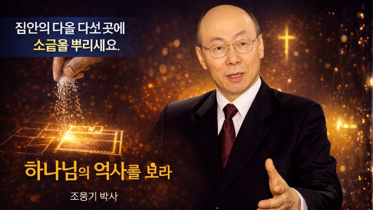 하나님께서 재정적 축복을 내려주시도록 소금을 놓아두어야 할 5가지 비밀 장소 | 데이비드 용기 조 박사