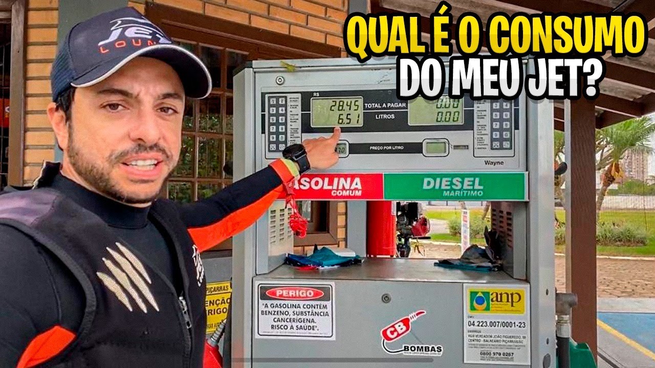 Quanto consome o meu jet? Qual a autonomia de um tanque?