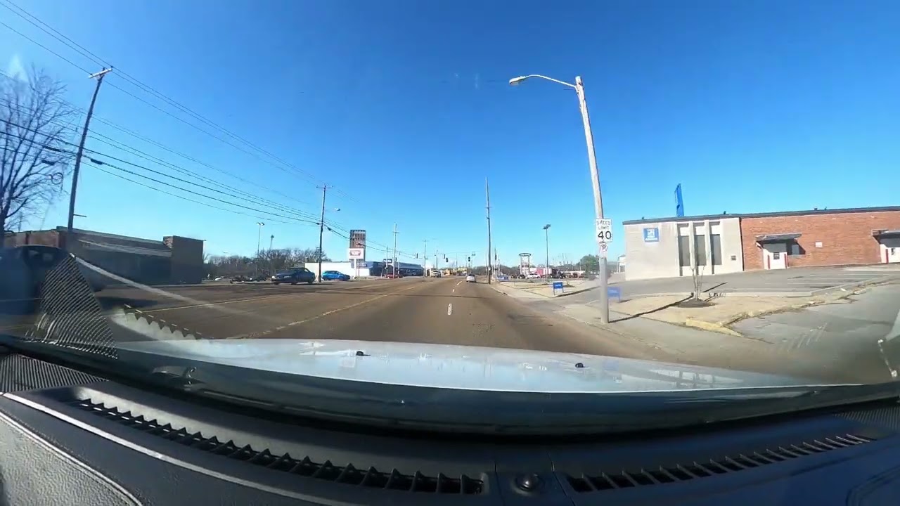 Memphis, Tennessee to New Madrid, Missouri - Interstate 55