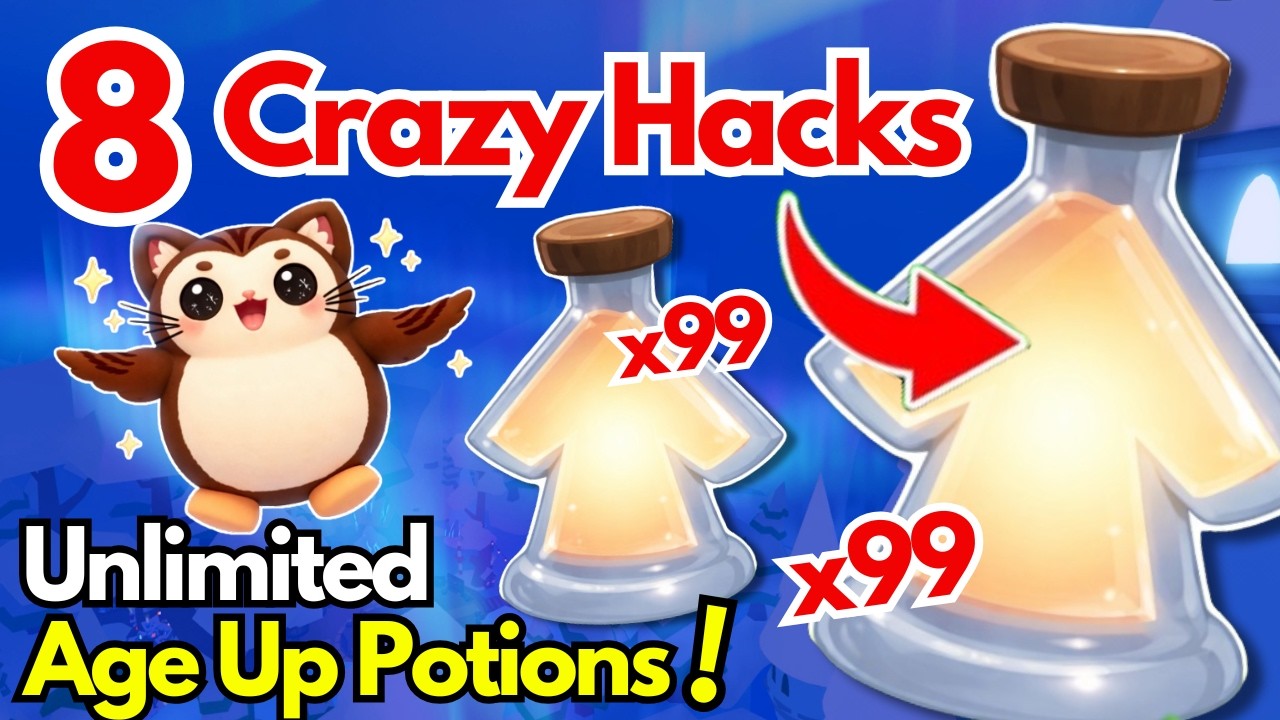 How to Get Age Up Potions Super Fast in Adopt Me! 8 Easy Guide!