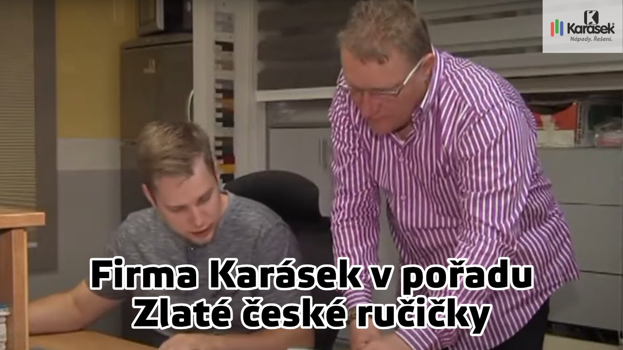 Firma Karásek v pořadu Zlaté české ručičky na Regionální TV