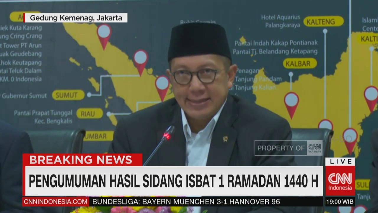 Bismillah, 1 Ramadan 1440 H Jatuh Pada Tanggal 06/05/2019