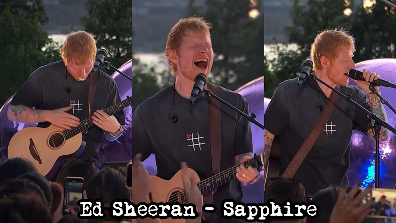Ed Sheeran - Sapphire 💎 TikTok live 2025 