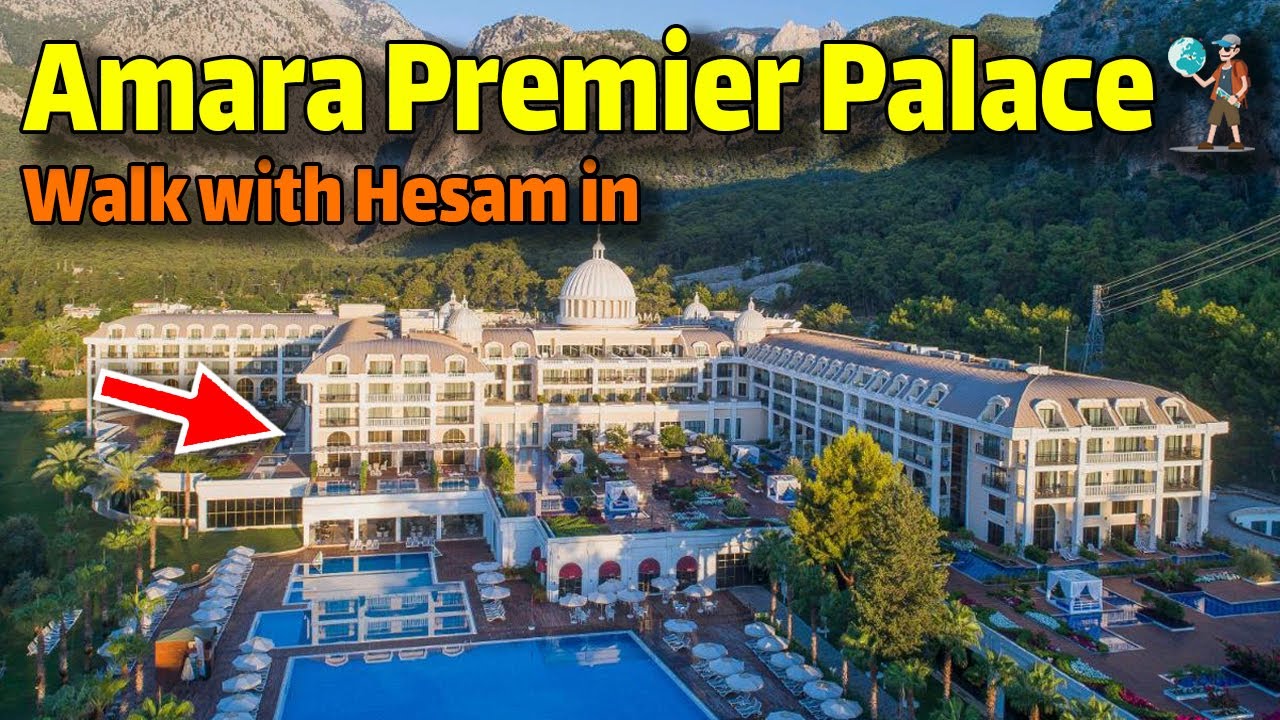 Amara Premier Palace Hotel Uall Inclusive ANTALYA WALKING TOUR Travel Vlog : Amara Premier Palace