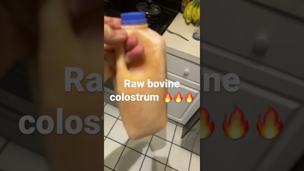 Raw Bovine Colostrum - The Gut Healer!