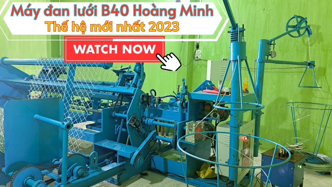 Bàn giao máy Đan lưới b40 về bình định || Máy dệt lưới B40 thế hệ mới