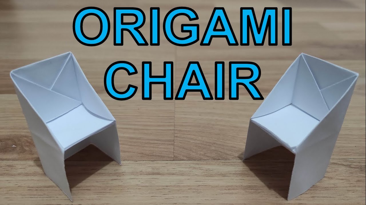 HOW TO MAKE A PAPER CHAIR STEP BY STEP? | ORIGAMI CHAIR | PAPER CHAIR | DIY PAPER CHAIR PAPER CRAFT