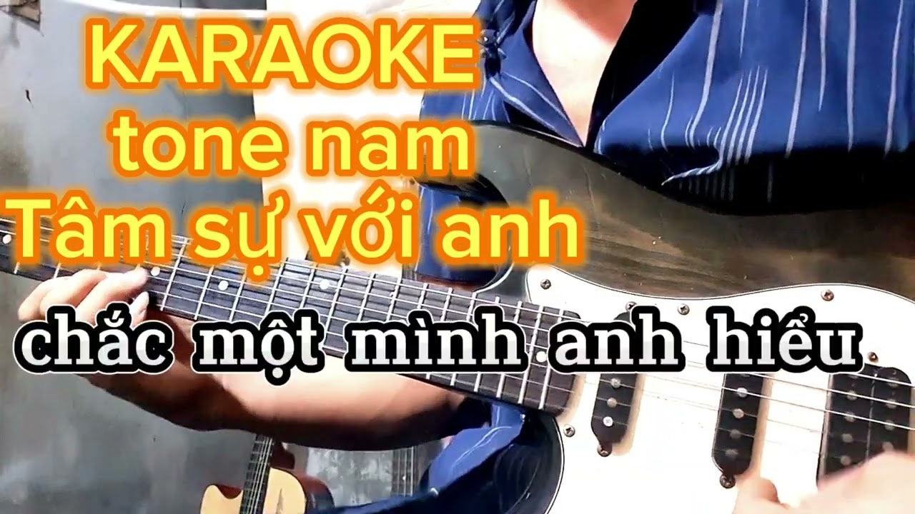 karaoke guitar tâm sự với anh
