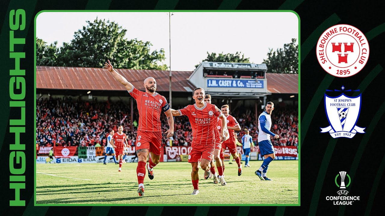 Highlights | UEFA Conference League | Shels 2-1 St Josephs