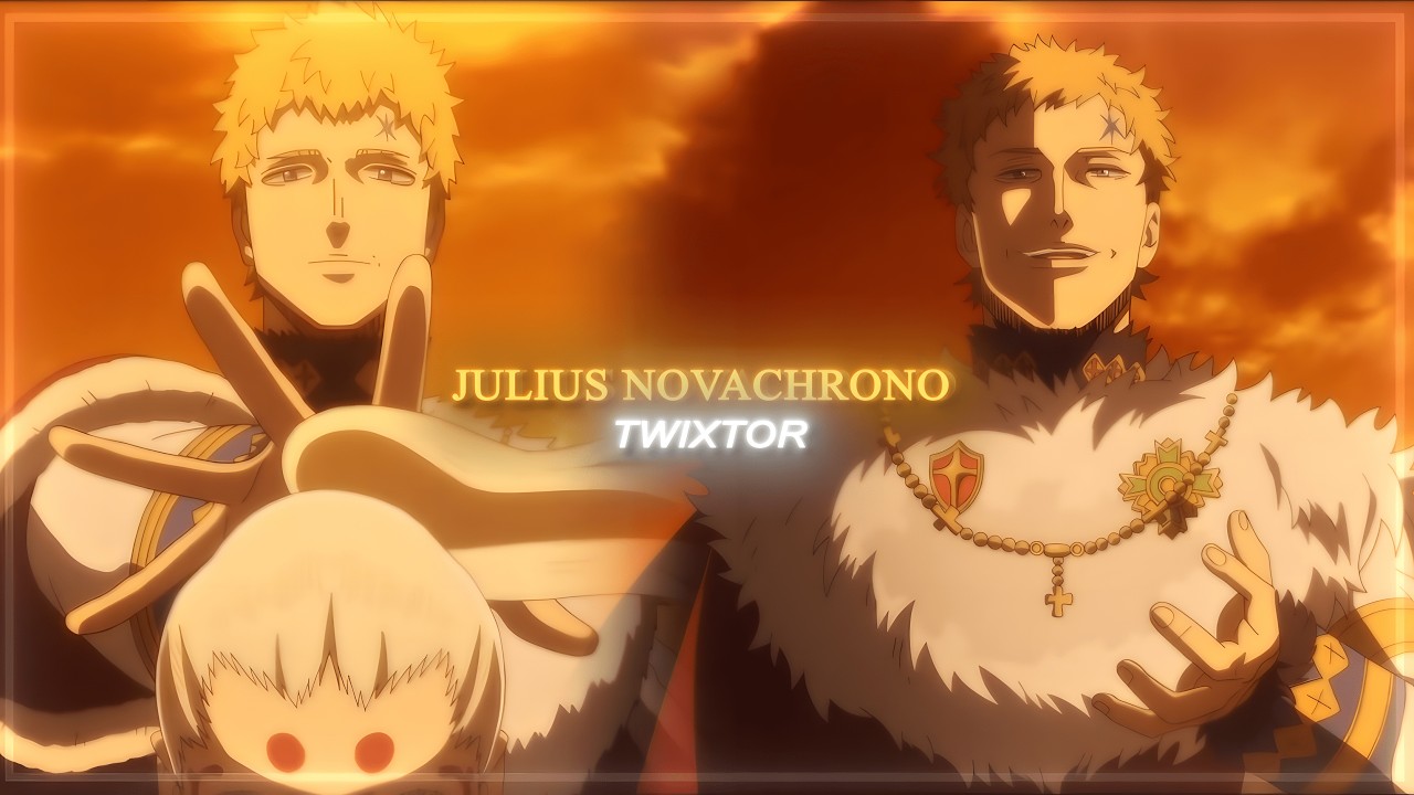 Julius Novachrono Twixtor Clips | 4K + CC Quality | Black Clover