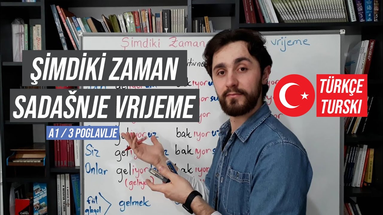 Učimo turski ➡️ SADAŠNJE VRIJEME ( Şimdiki Zaman +, -, +?, -? )  3 / 1