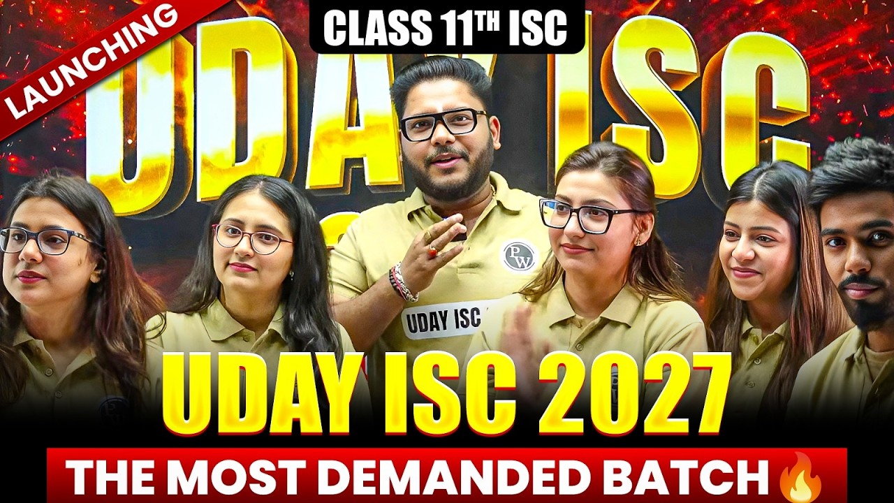 UDAY ISC 2027🔥| The Most Demanded Batch For ISC Class 11th | ISC Board 2027