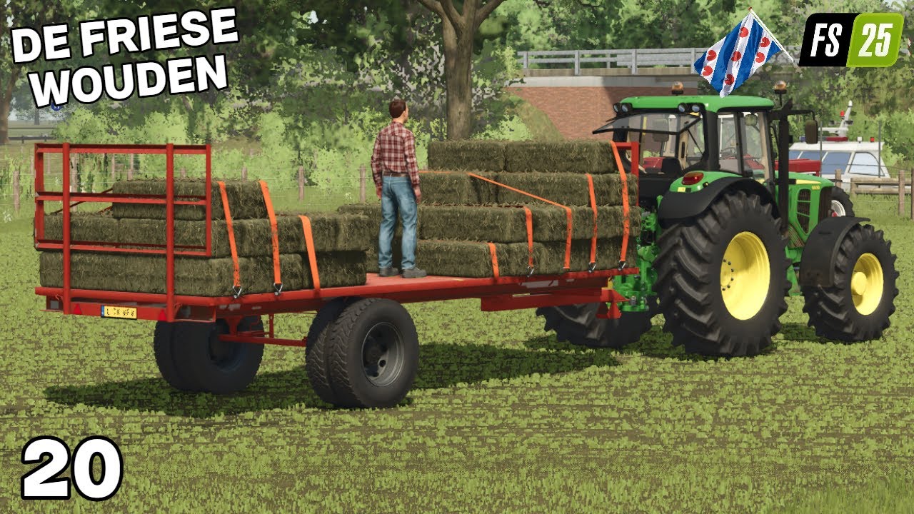 Kleine Pakjes Hooi Maken | De Friese Wouden #20 | FS25