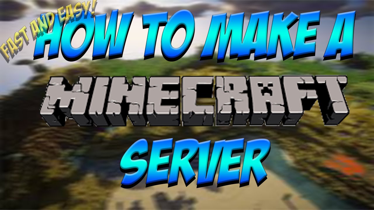 How To Make A Minecraft Server: 1.9/1.9.2/1.9.4 [TUTORIAL]
