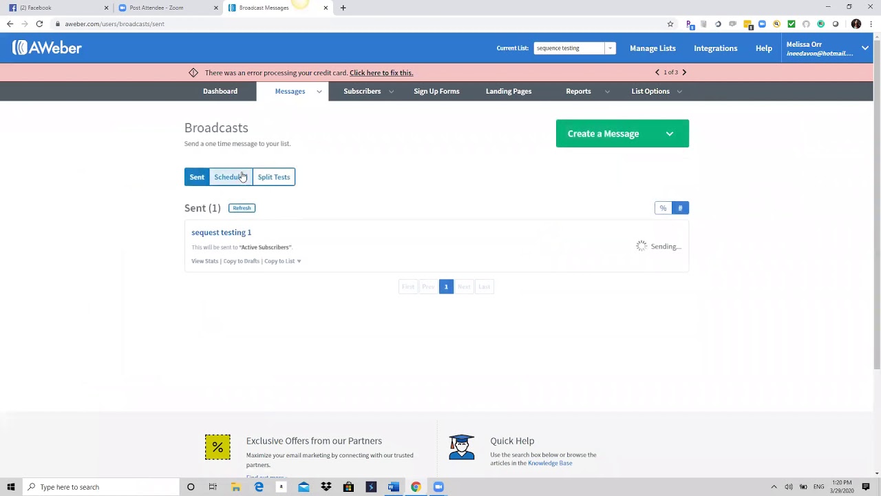 How To Create Email Sequence With Aweber