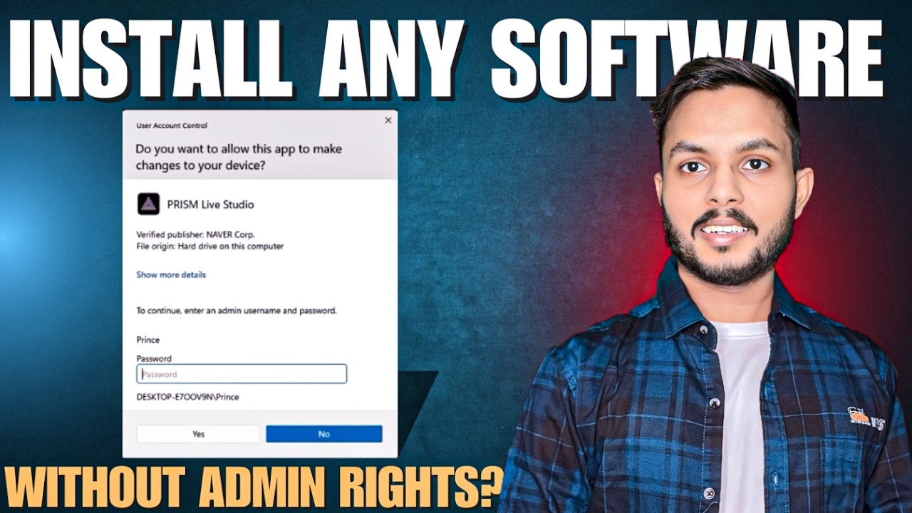 How To Install Any software without Admin Rights 2024 | Install Any App without Admin privileges