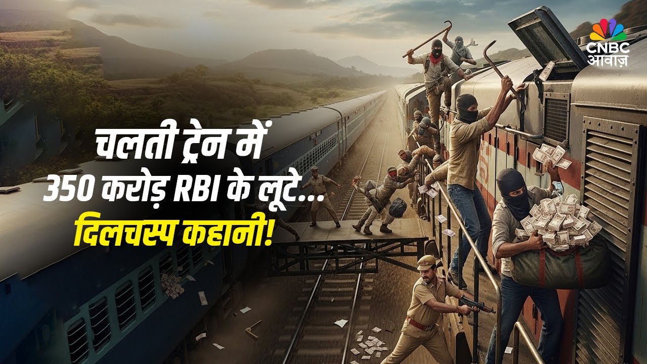 चलती ट्रेन में 350 करोड़ RBI के लूटे... दिलचस्प कहानी! | RBI's ₹350 Crore Robbery on a Moving Train