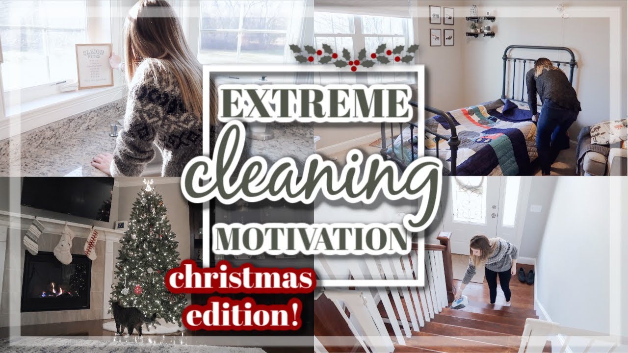 ALL WEEKEND ULTIMATE CLEAN WITH ME 2019 / EXTREME CLEANING MOTIVATION / CHRISTMAS DECORATE WITH ME