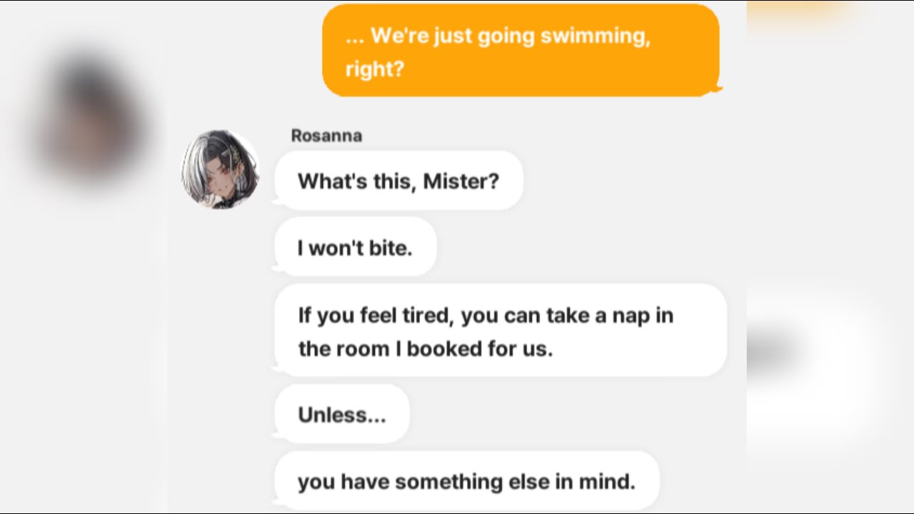 We're just going swimming, right ? - Rosanna Summer Chat