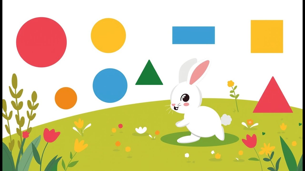 The Little Rabbit Who Learned Shapes | Learn Shapes | Kids Story